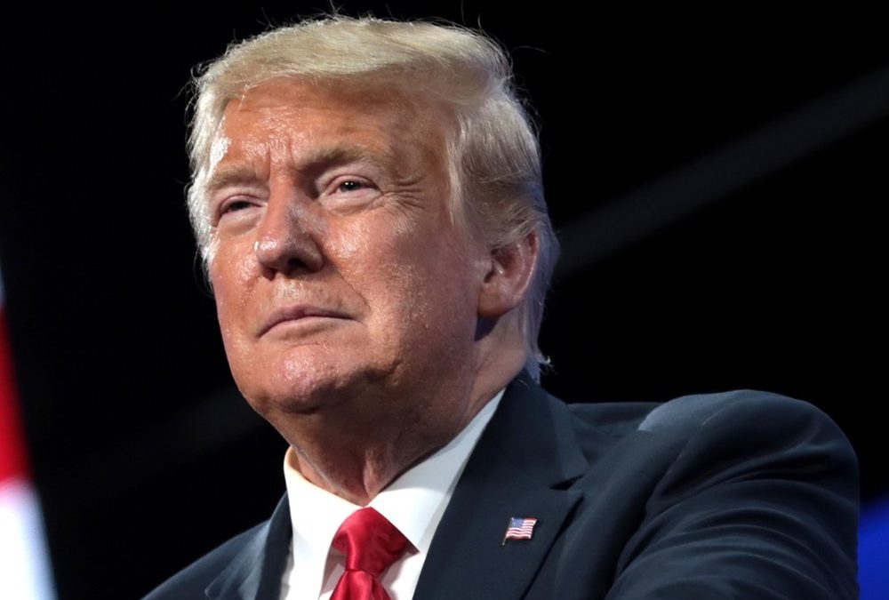Donald Trump nutzt sein Polizeifoto für den Wahlkampf