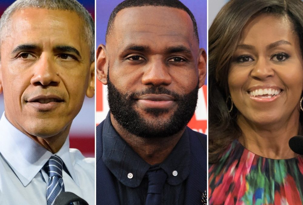 Barack und Michelle Obama planen mit LeBron James eine NBA-Serie