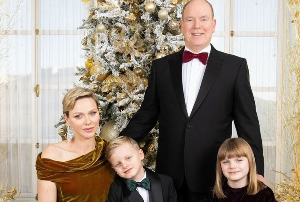 Albert II. und Charlène: Glamouröse Weihnachtskarte aus Monaco