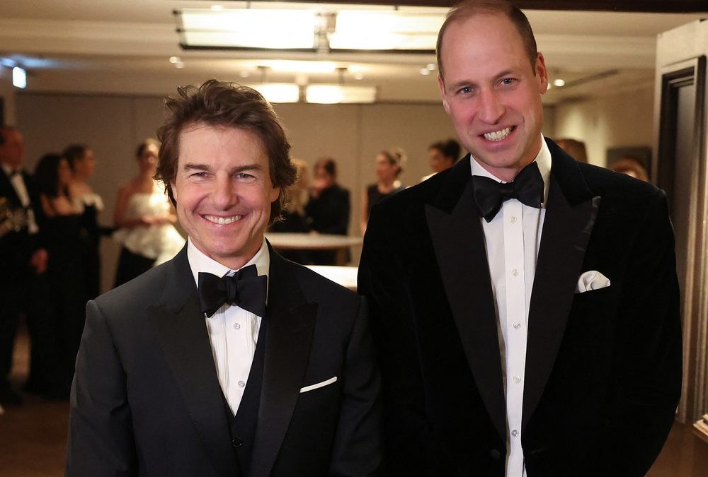 William bedankt sich für Anteilnahme und trifft Mega-Star Tom Cruise