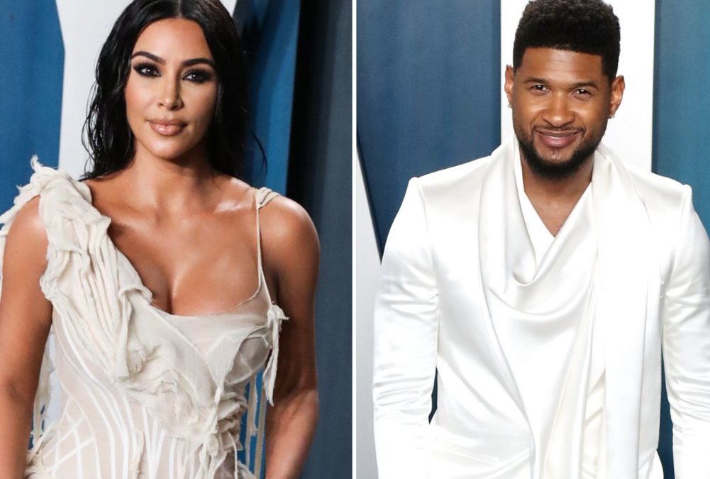 Usher zieht sich für Kim Kardashian bis auf die Unterwäsche aus