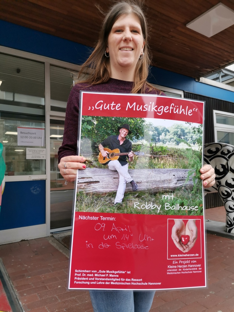 „Gute Musikgefühle“ in der MHH-Kinderklinik