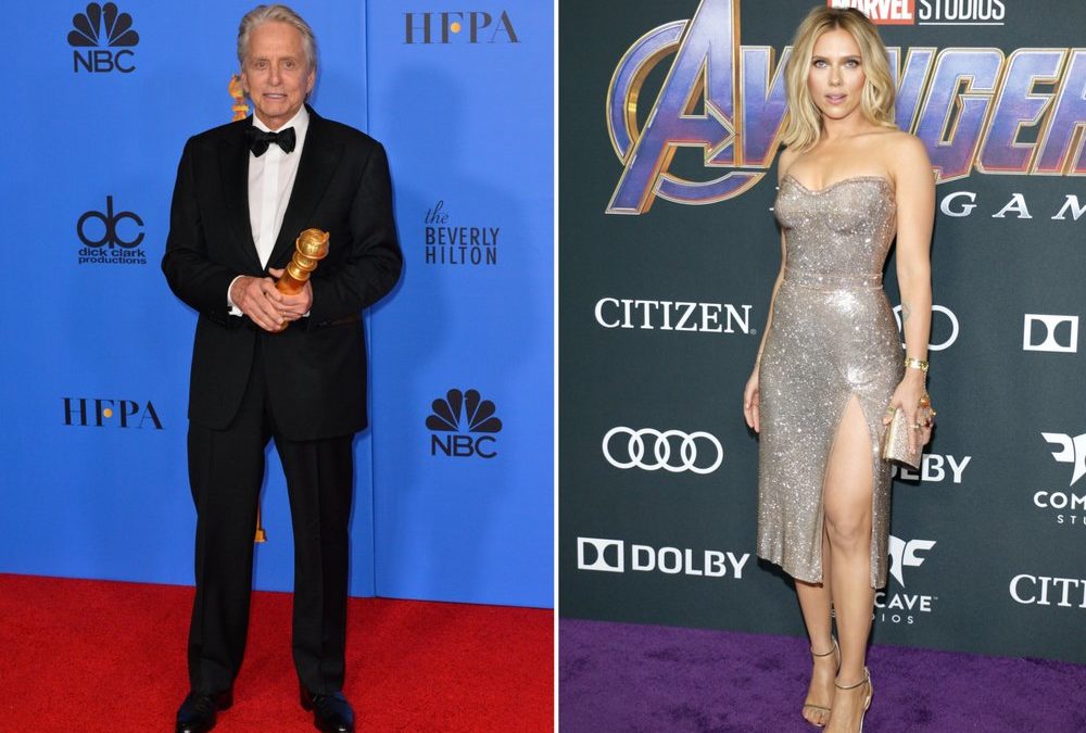 TV-Show entdeckt: Michael Douglas und Scarlett Johansson sind verwandt
