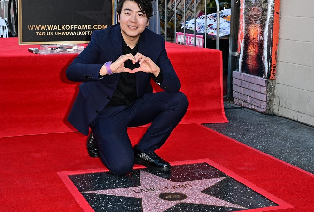 Pianist Lang Lang erhält Stern auf dem Hollywood Walk of Fame