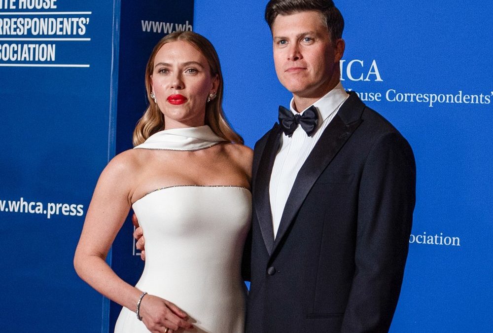 Scarlett Johansson und Colin Jost: Glamour-Auftritt beim Presse-Dinner