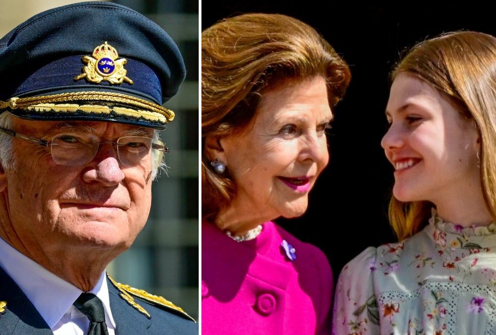 Geburtstagsfeier für Carl Gustaf: Süßer Moment von Silvia und Estelle