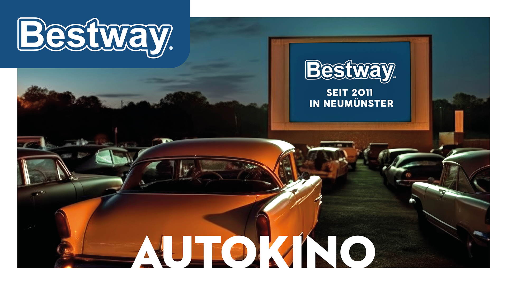 Bestway® unterstützt das Autokino des Round Tables 67 Neumünster