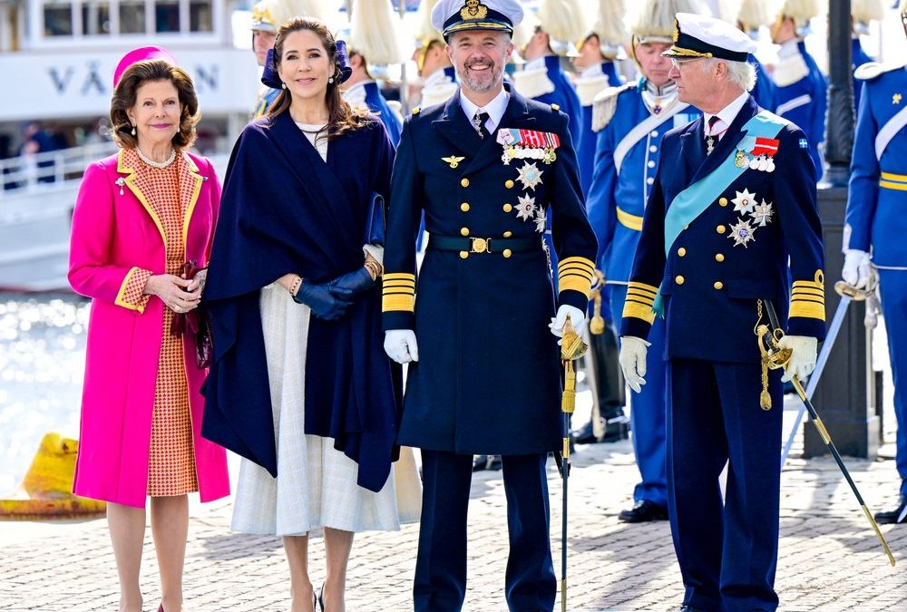 König Frederik und seine Mary sind in Schweden angekommen