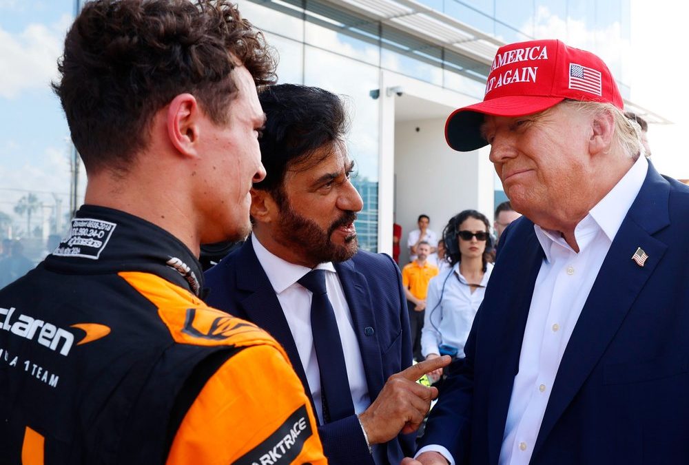 Donald Trump gratuliert Miami-Überraschungssieger Lando Norris