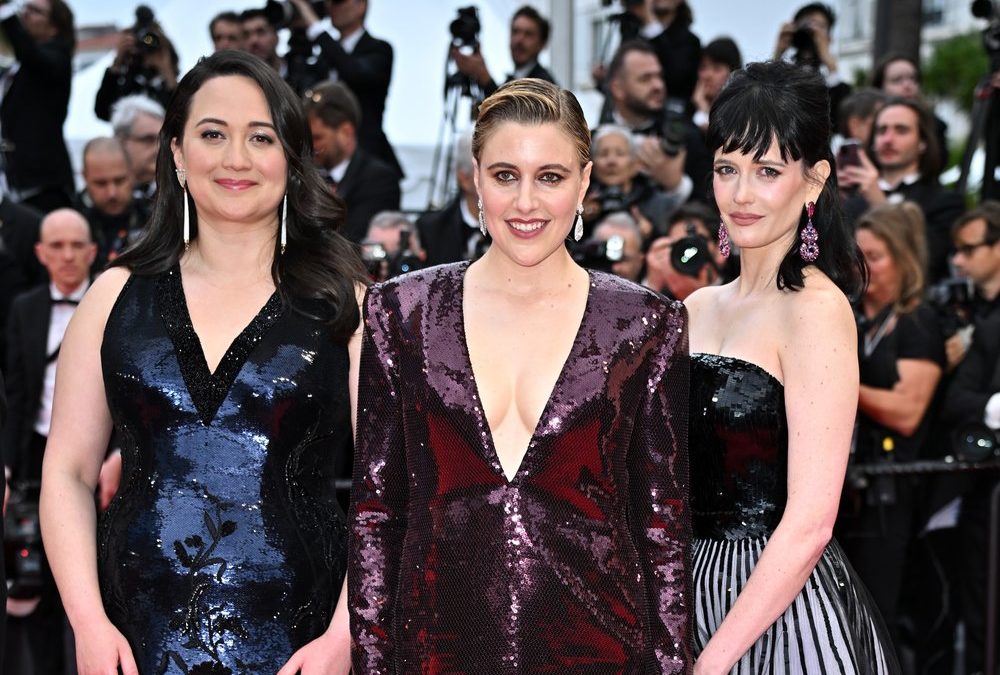Cannes-Jury im Glitzer-Partnerlook auf dem roten Teppich