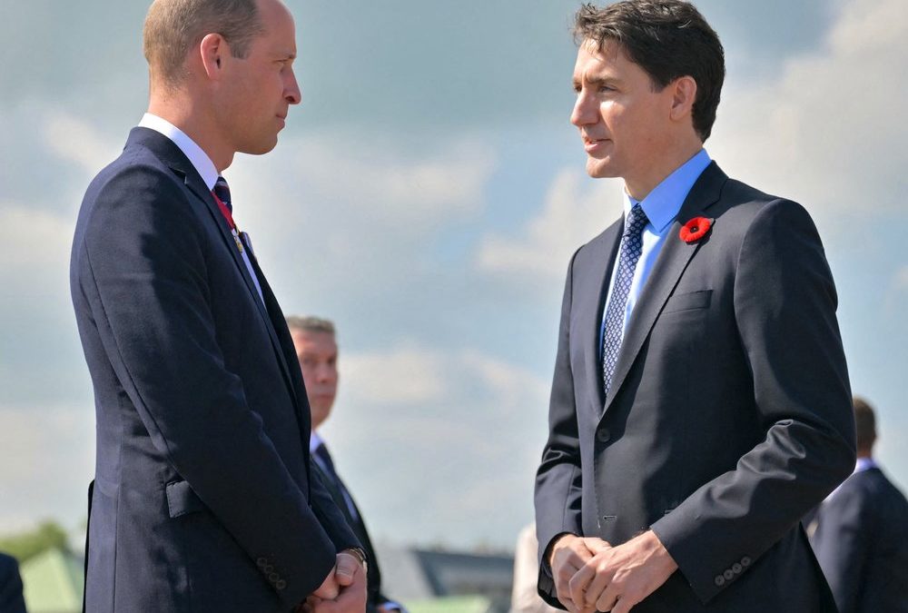 Frankreich-Reise: William und Justin Trudeau erinnern an D-Day