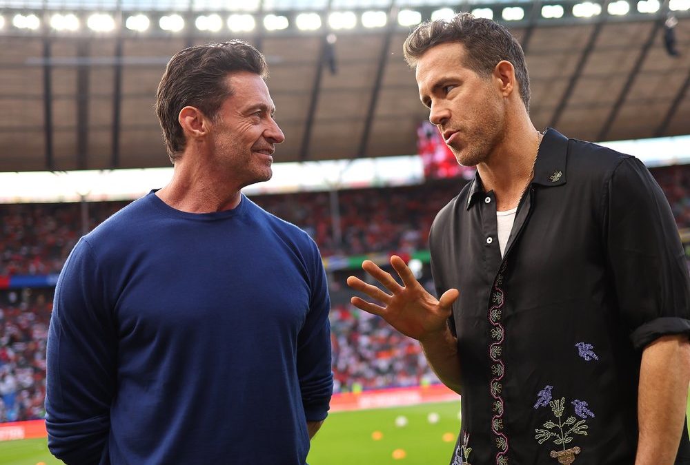Hugh Jackman und Ryan Reynolds: Hollywoodstars zu Gast bei der Heim-EM