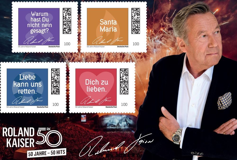 Roland Kaiser bekommt zum Bühnenjubiläum eigene Briefmarken