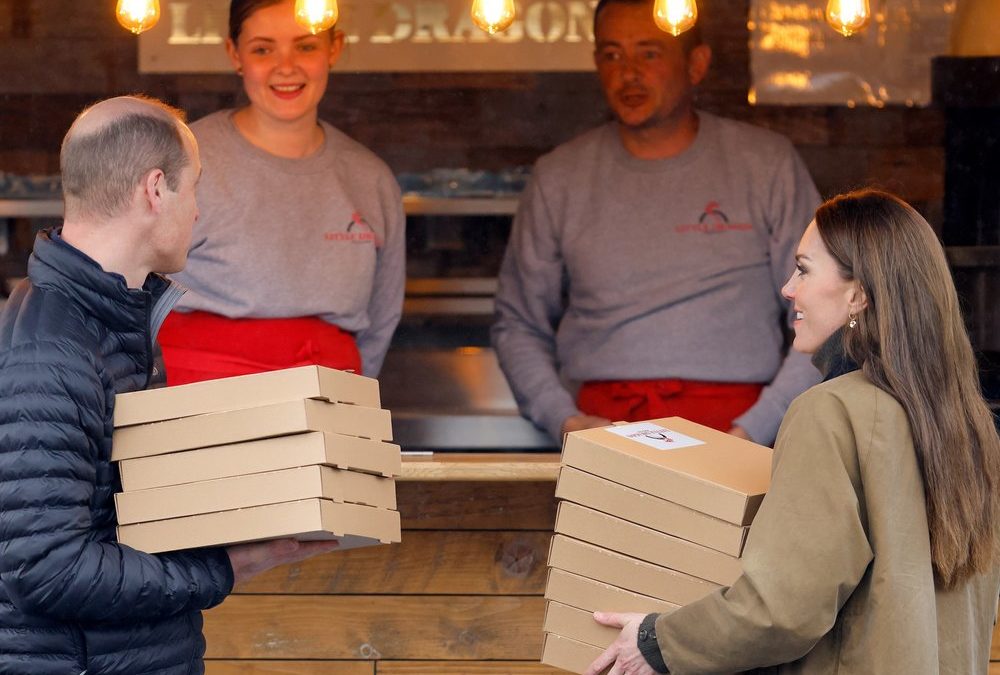 Prinz William und Kate schreiben Kondolenzbrief für Pizzabäcker