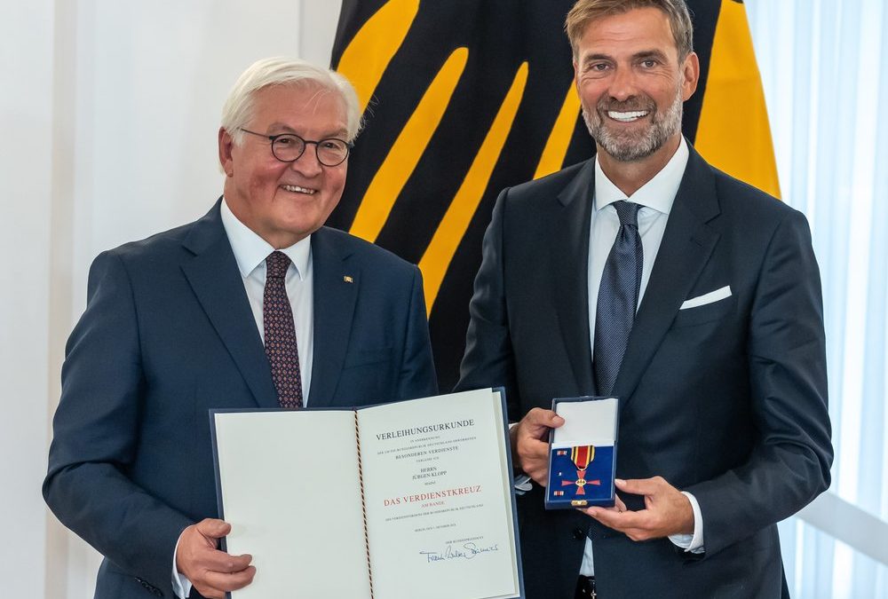 Große Ehre für Fußballikone: Bundesverdienstkreuz für Jürgen Klopp