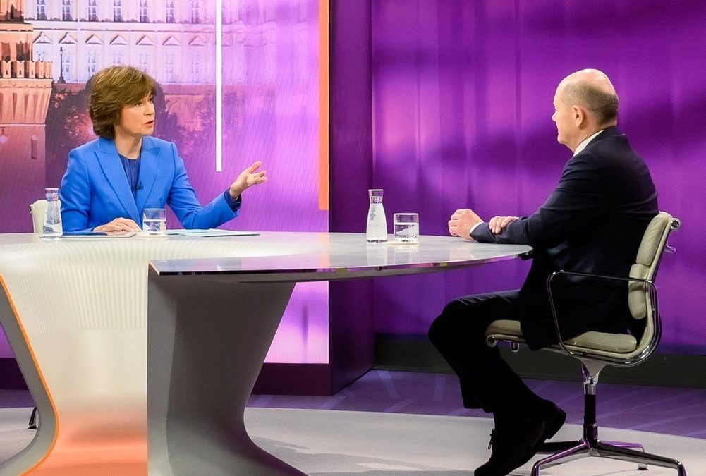 1000. Ausgabe von „maybrit illner“: Olaf Scholz ist zu Gast