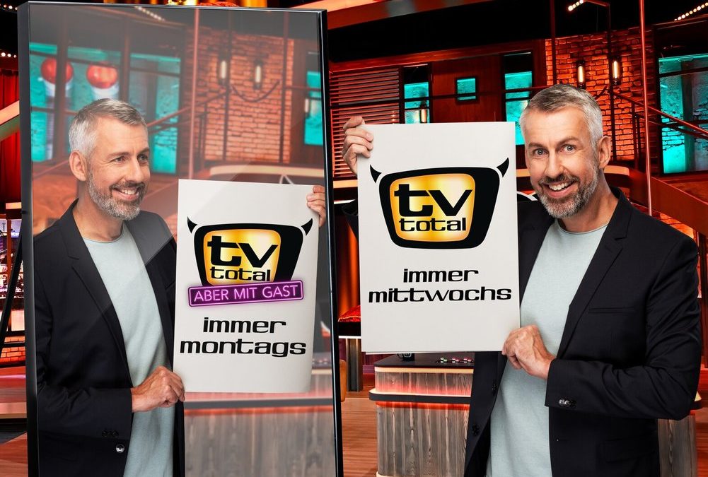 Zweite Ausgabe am Montagabend: „TV total – Aber mit Gast“ kommt