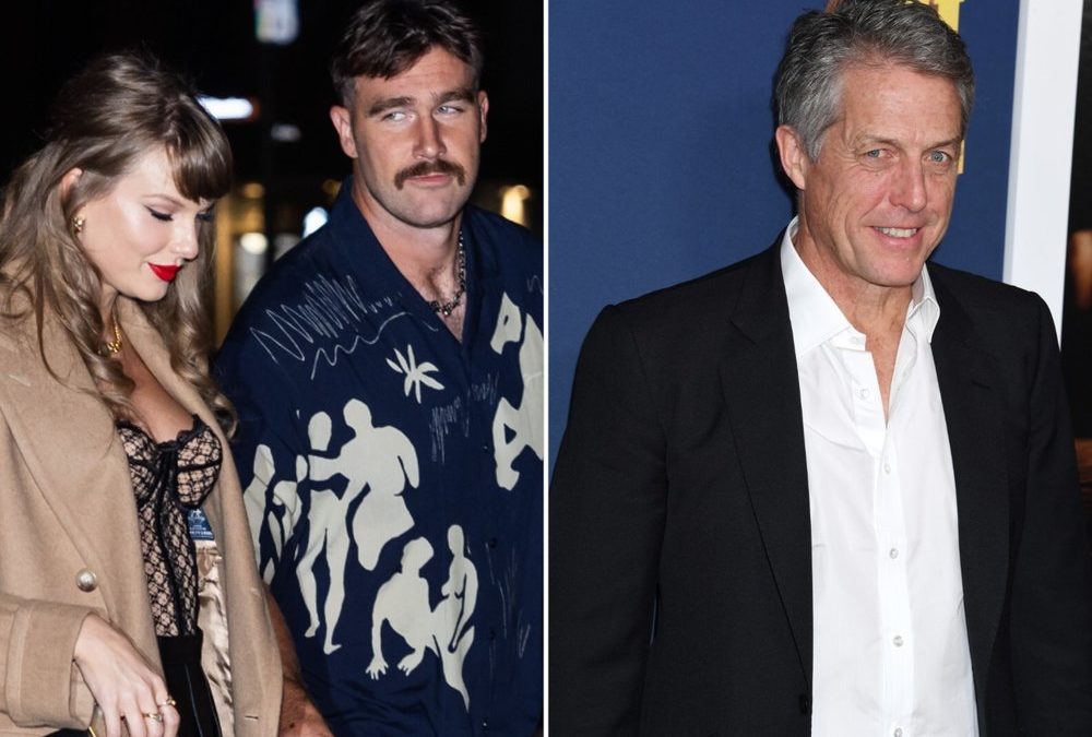 Wegen Travis Kelce: Hugh Grant war nach Eras-Konzert „total betrunken“