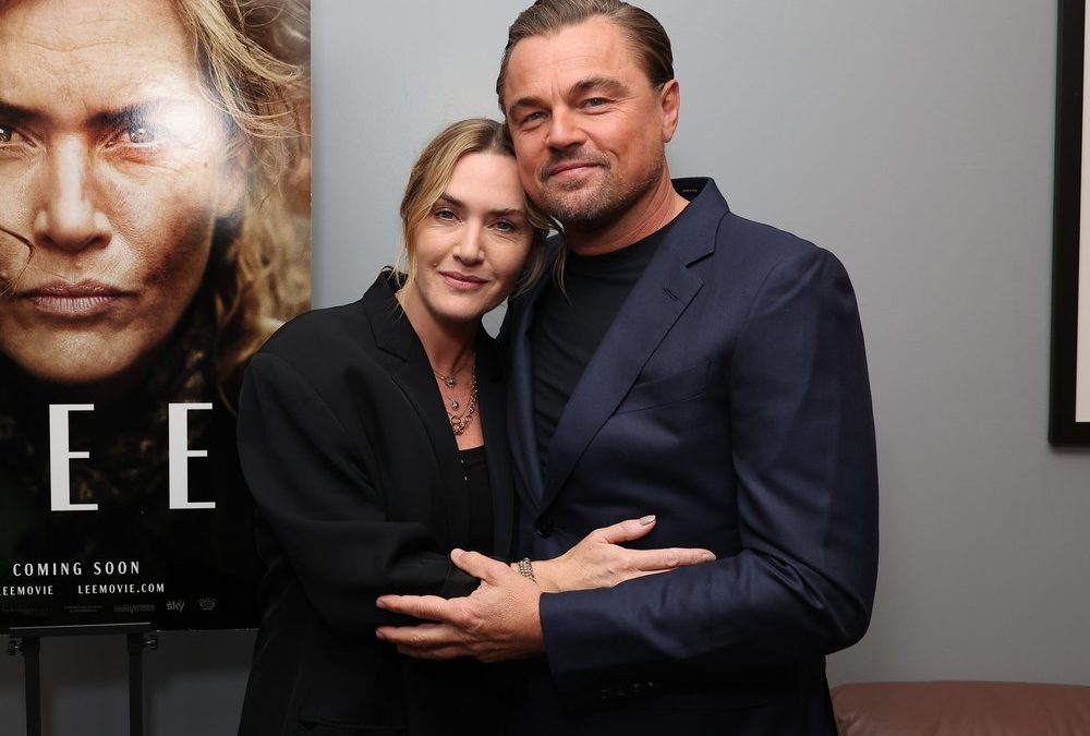 Kate Winslet und Leonardo DiCaprio Arm in Arm bei Filmvorführung