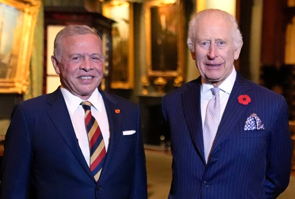Royale Freundschaft: König Charles trifft König Abdullah von Jordanien