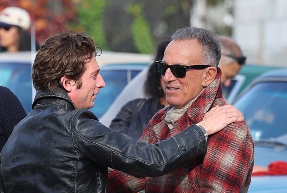 Bruce Springsteen schaut auf dem Set seines Biopics vorbei