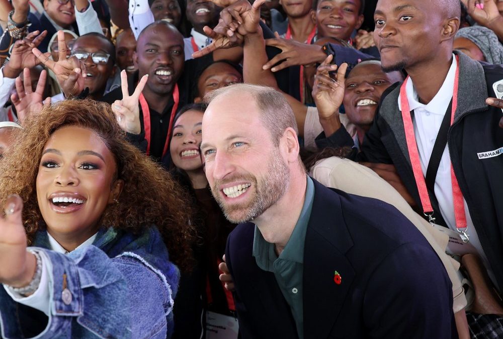 In Südafrika angekommen: So strahlend sah man Prinz William selten