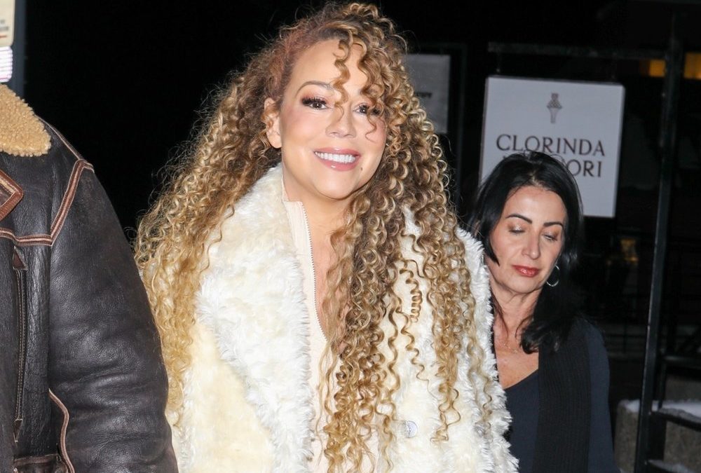 Mariah Carey mit ikonischen 90s-Locken beim Dinner in Aspen