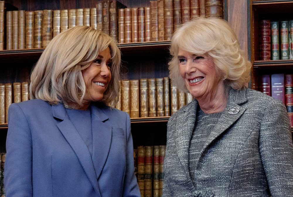 Königin Camilla wieder fit: Jetzt feiert sie mit Brigitte Macron