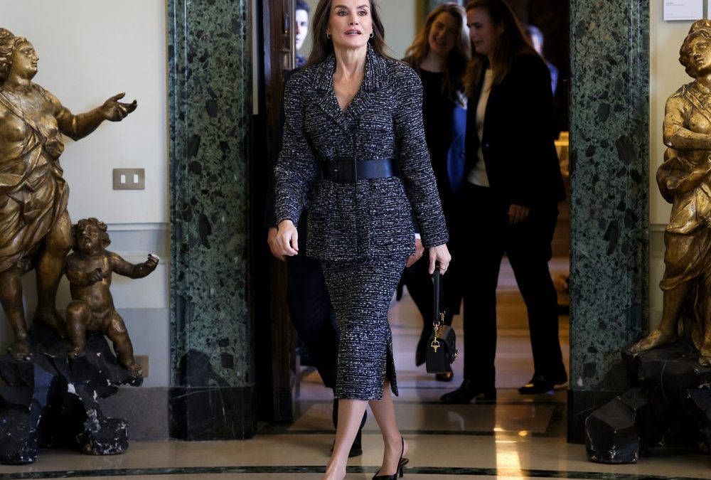 Letizia von Spanien glänzt in Rom im eleganten Business-Look