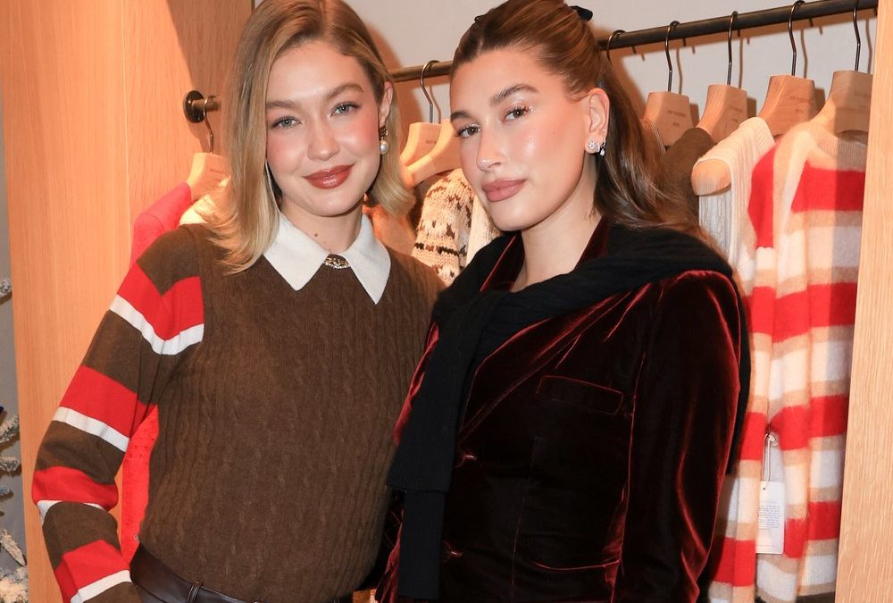 Store-Eröffnung: Hailey Bieber unterstützt Freundin Gigi Hadid