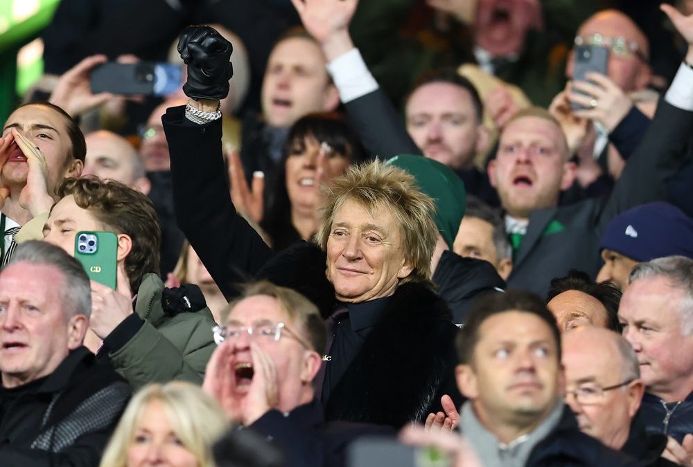 Spiel gegen FC Bayern: Rod Stewart fiebert mit Celtic Glasgow mit