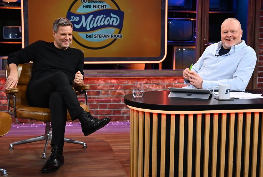 Stefan Raab: Unterhaltsamer Polit-Talk mit Robert Habeck