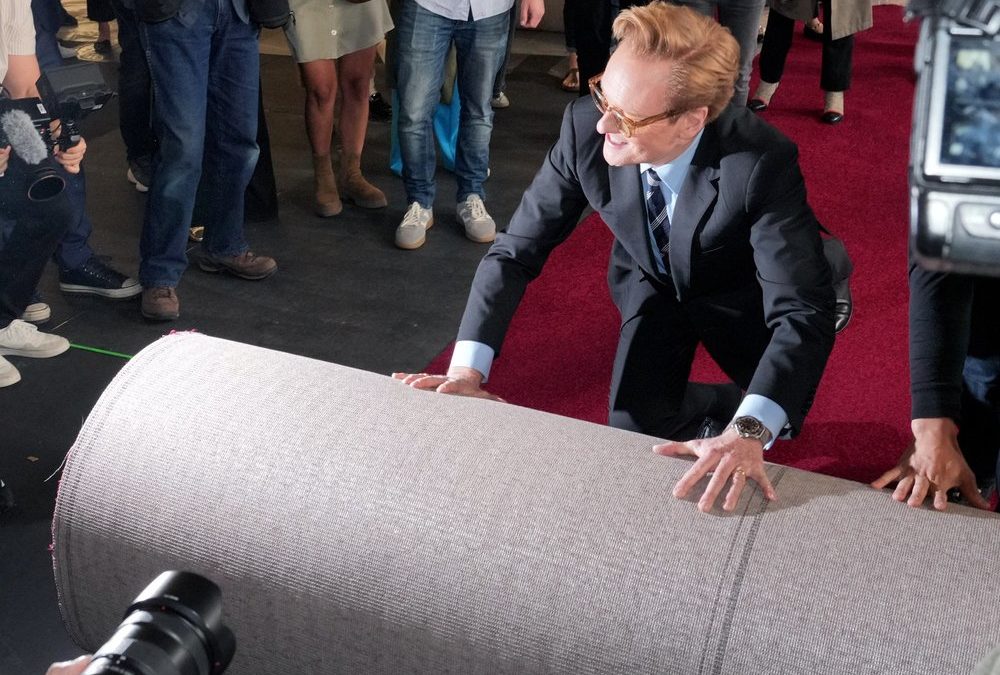 Oscar-Vorbereitungen: Host Conan O’Brien rollt den roten Teppich aus