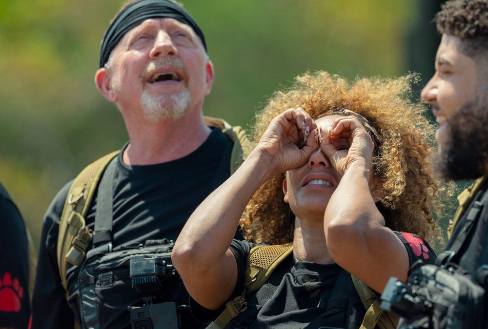 „Bear Hunt“: Boris Becker scheitert früh an Verletzung – und Mel B