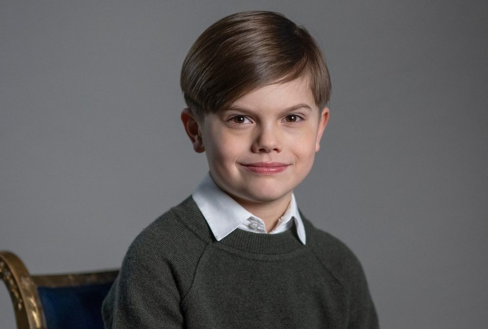 Prinz Oscar von Schweden wird 9: Palast teilt süßes Geburtstagsporträt