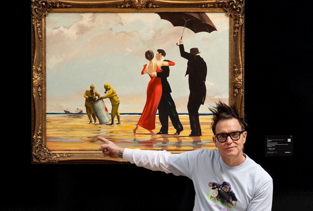 Banksy-Gemälde von Blink-182-Star Mark Hoppus erzielt Millionensumme