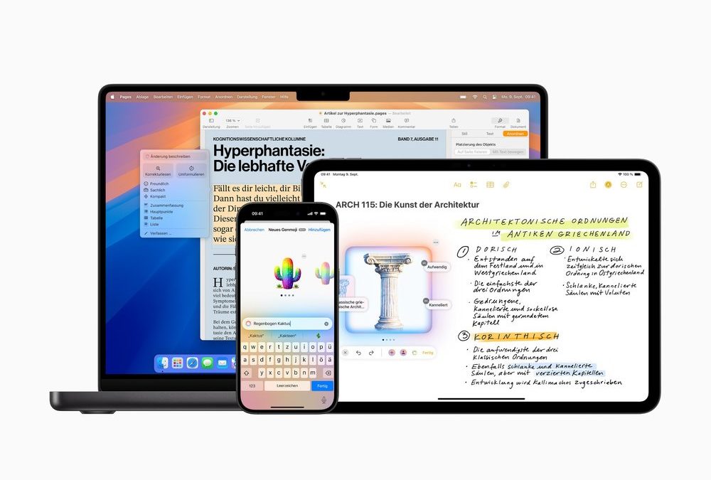 Apple Intelligence: Apples KI spricht jetzt auch Deutsch