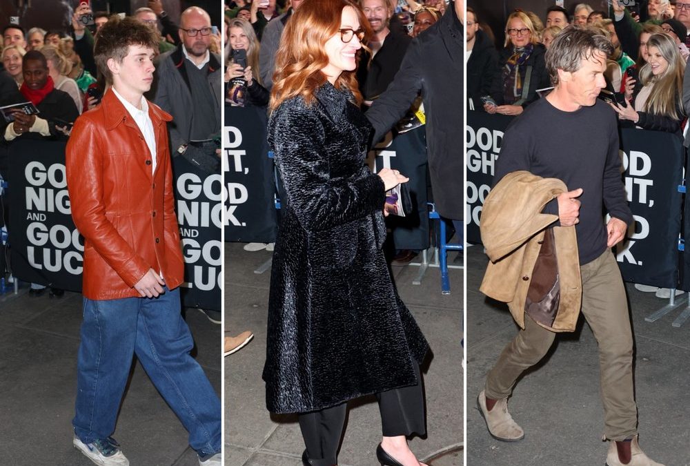 Mit Sohn und Ehemann: Julia Roberts besucht Clooneys Broadway-Stück