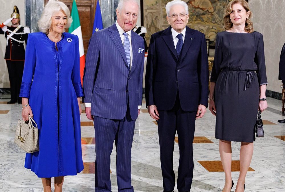 Italiens Präsident empfängt Charles und Camilla in Rom