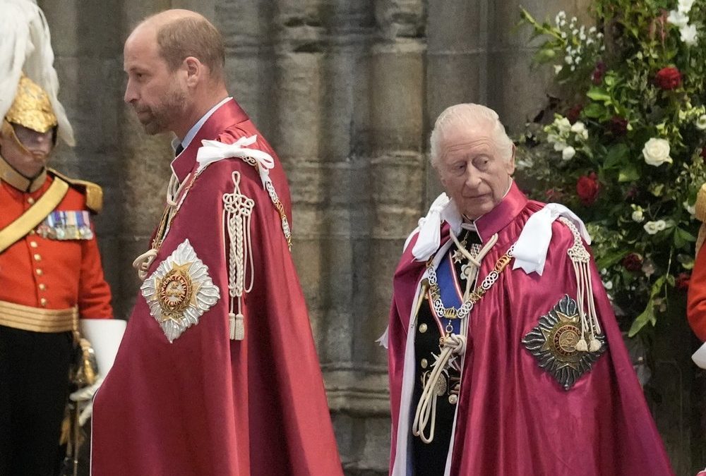 König Charles und Prinz William: Seltener Auftritt zu zweit