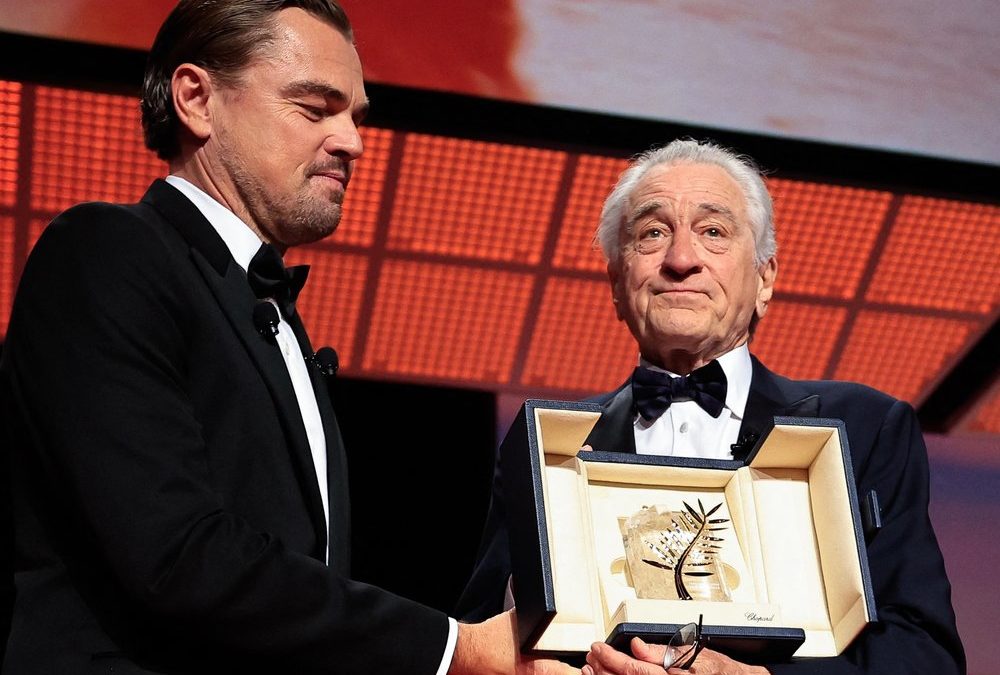 Cannes: Leonardo DiCaprio überreicht Robert De Niro die Ehrenpalme