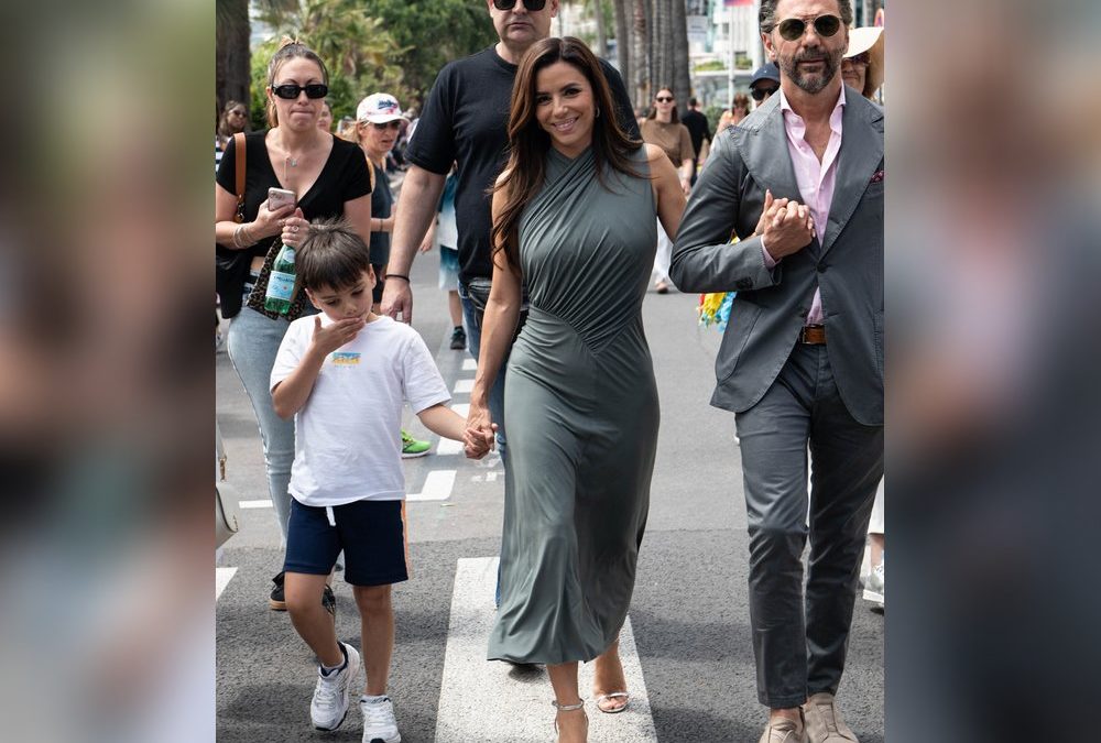 Familienausflug in Cannes: Eva Longoria zeigt sich mit Sohn und Mann
