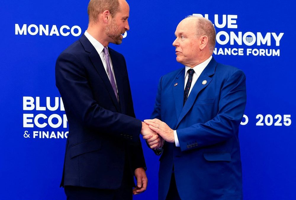 In Monaco: Prinz William ruft die Welt zum „dringenden Handeln“ auf