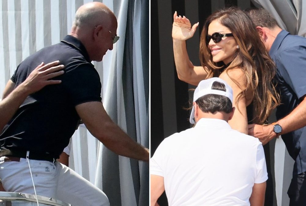 Jeff Bezos und Lauren Sánchez: Brautpaar ist in Venedig eingetroffen
