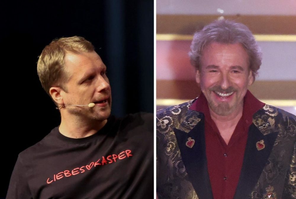 Thomas Gottschalk besucht Show von Oliver Pocher