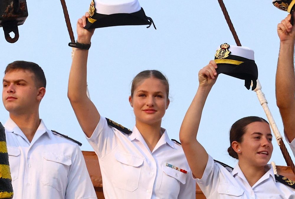 Prinzessin Leonor legt mit Marineschiff in New York an