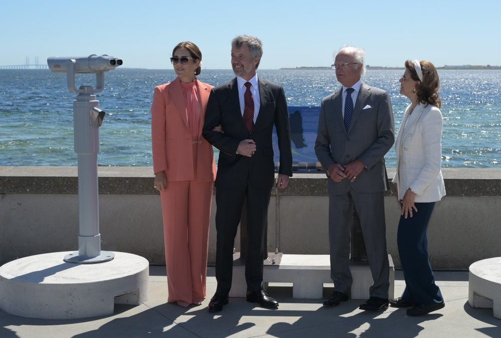 Öresundbrücke: Carl Gustaf und Silvia feiern mit Frederik und Mary