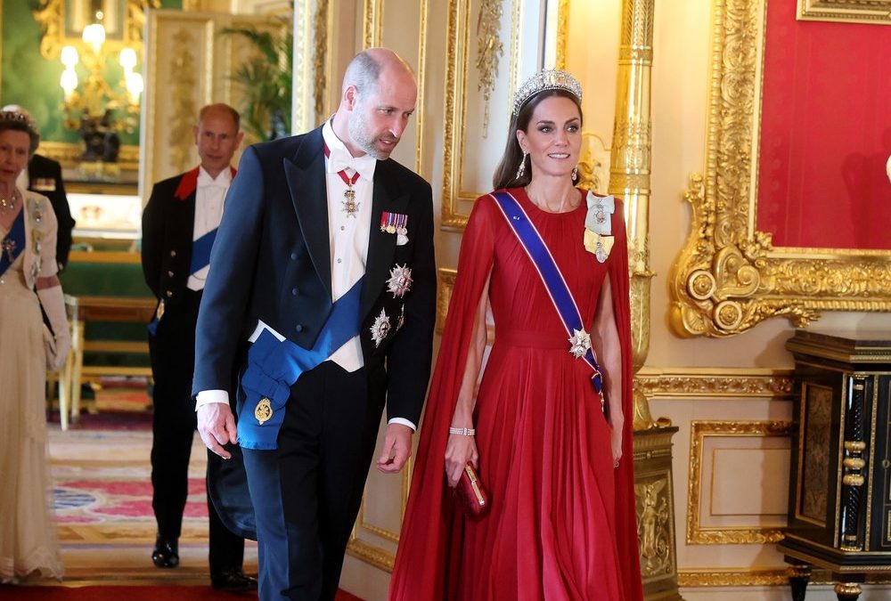 Staatsbankett mit den Macrons: Prinzessin Kate stiehlt allen die Show