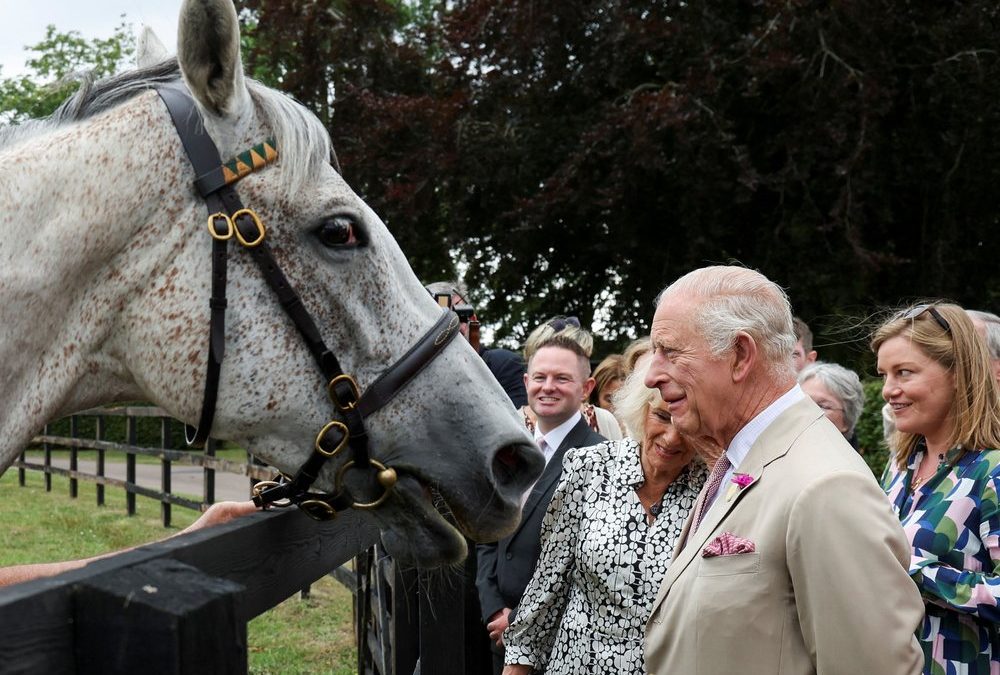 Erster Suffolk-Besuch: Charles und Camilla verzaubern Newmarket