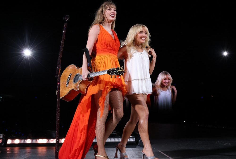 Sabrina Carpenter reagiert auf Album-News von Taylor Swift